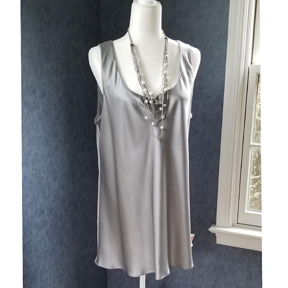 Lafayette 148 NY Portman Sleeveless Blouse